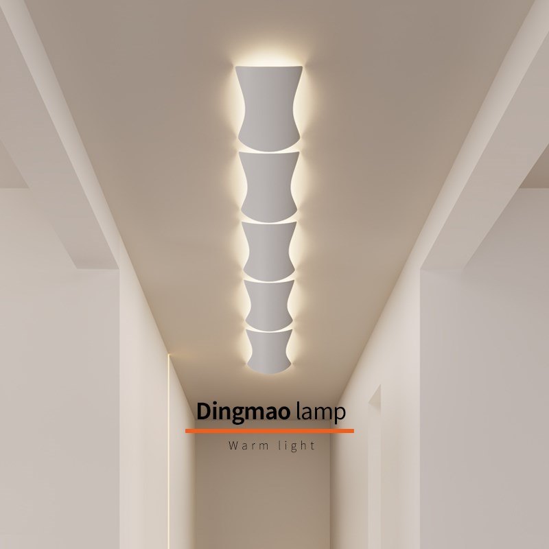 入户玄关过道走廊设计师创意竹子吸顶灯现代简约2025新款led灯具