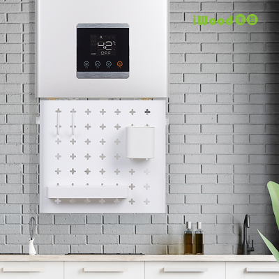 阳台燃气热水器遮挡罩洞洞板 壁挂炉明管管线管道遮丑装饰挡板