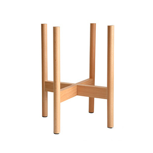 实木架桌面阳台十字窗台架飘窗沙发侧边省空间榉木盆架极窄