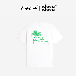 ideea点子点子「I vacation」度假风女士Tee 度假限定