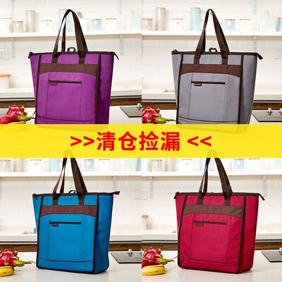 外贸冰包保温包铝箔加厚冷藏包大容量大号单肩背包超市购物保冷袋