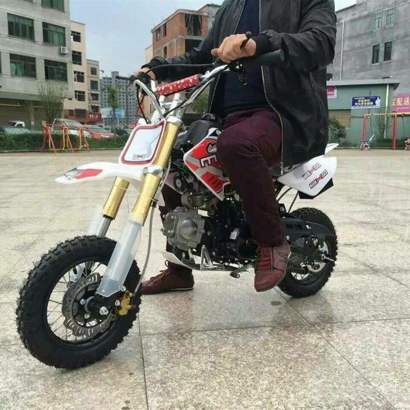 125CC四冲越野摩托车迷你小摩托成人缩小款小型山地车