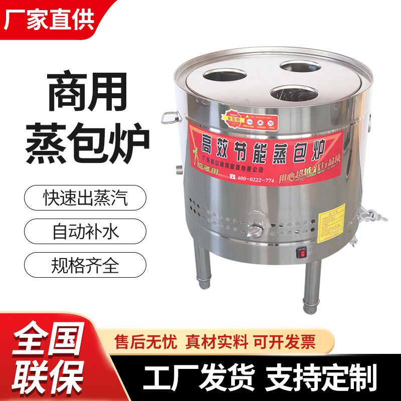 特商用液化气电热蒸小笼包炉电热保温蒸气炉肠粉馒头机燃气蒸包