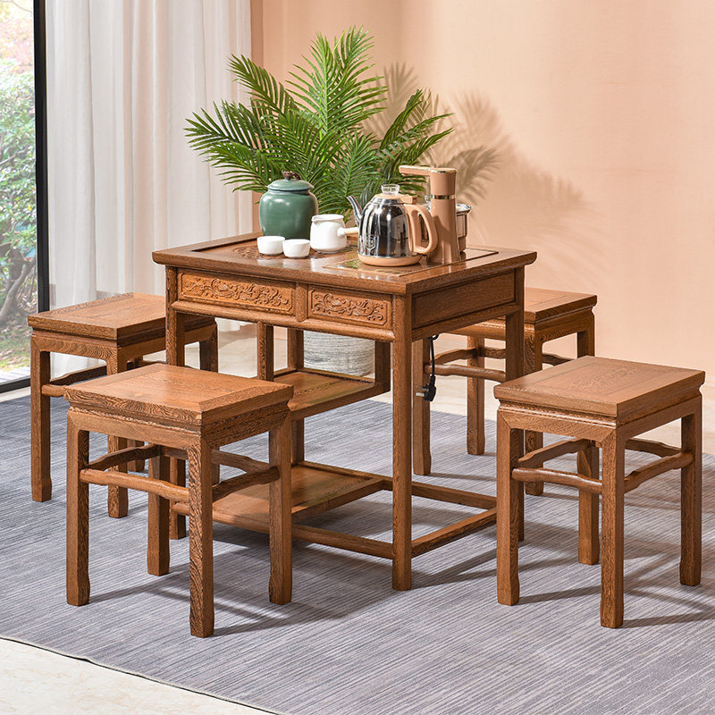 红木鸡翅木带电磁炉茶盘阳台小茶几实木边几角几新中式泡茶桌茶台,住宅家具,红木茶桌/茶台,淘宝优惠券,粉丝福利购,淘宝优惠卷