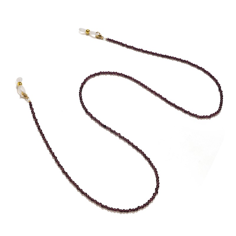 简约百搭手工制作多色尖晶眼镜链口罩链儿童眼镜挂绳挂链饰品配件