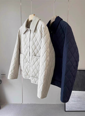 lp2600+！不可或缺的存在！！复古菱格翻领棉服宽松休闲夹克外套