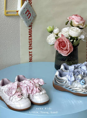 限时福利THE CBC KIDS女童小皮鞋春秋铃铛蝴蝶结宝宝演出百搭单鞋