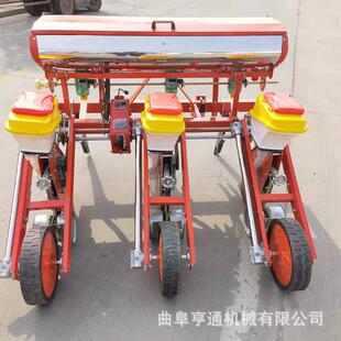 固安三肥行玉米播种机 悬县HT-BZJ浮式玉米大豆精播播机 免耕施种