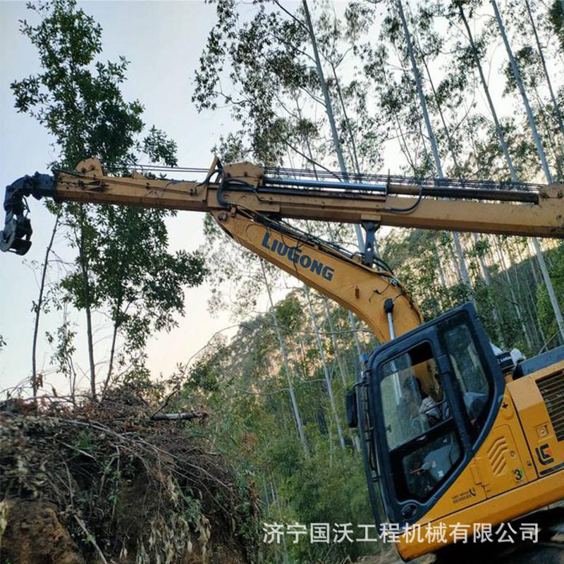 广西挖机两节套筒式伸缩臂 树木20米25米拉山机价格