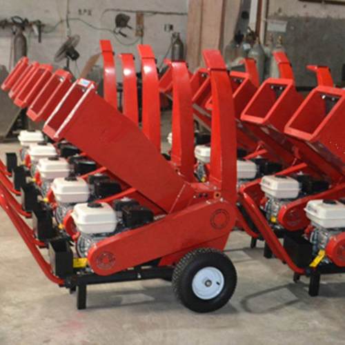 柴油款树枝粉碎机 移动式干湿两用园林枝条粉碎机果园碎枝机