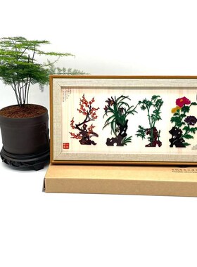 陕西皮影戏摆件民间工艺品装饰画西安旅游纪念品中国风特色送老外
