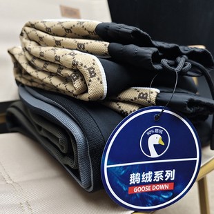 三哥超赞 鹅绒裤男 秋冬款高端男装休闲裤男长裤时尚防寒羽绒裤子