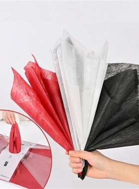 母亲节花束包装纸抽取式牛奶棉4B0张白色防水包花内衬花店材料轻