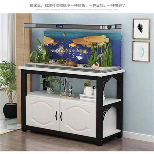 实木底柜金属底架底座不锈钢草缸支架架子铁艺鱼缸柜家庭鱼缸水族