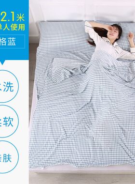 欣沁隔脏睡袋单人旅游用品隔脏床单酒店宾馆便携式防脏床罩1Z.2*2