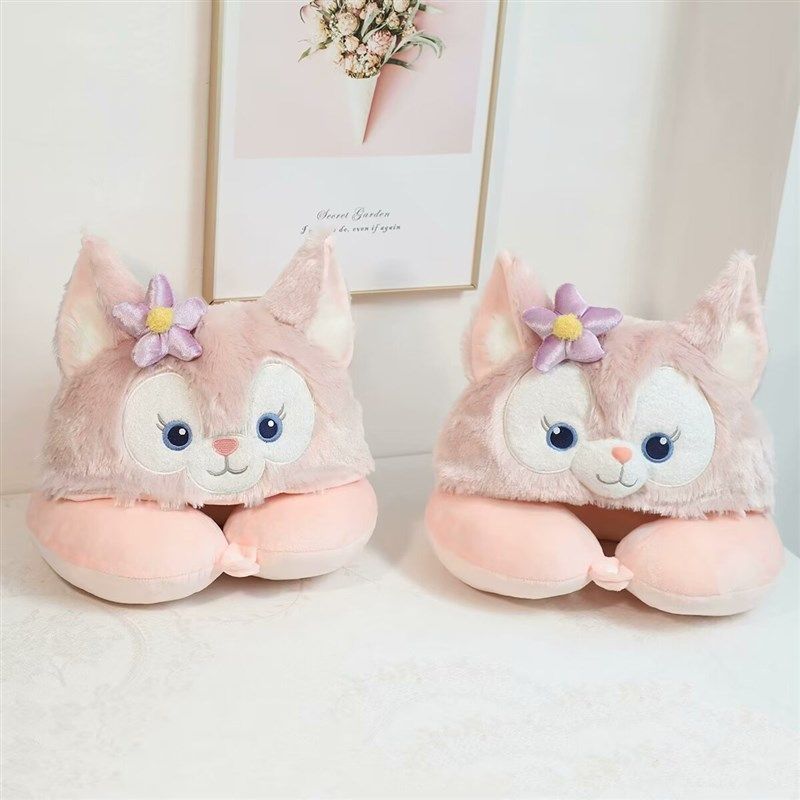 可爱卡通连帽遮光连帽护颈枕办公室旅行坐车飞机午睡枕头生日礼物,床上用品,U型枕/便携枕,淘宝优惠券,粉丝福利购,淘宝优惠卷