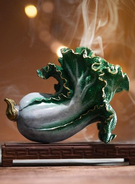 守藏·朱炳仁铜 百财进宅铜制摆件 财源广进开业礼V品白菜高风亮