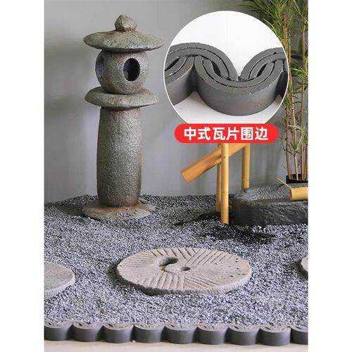 绿植景观造景装饰围边室内地面植C物人造石围边花园庭院不锈钢围