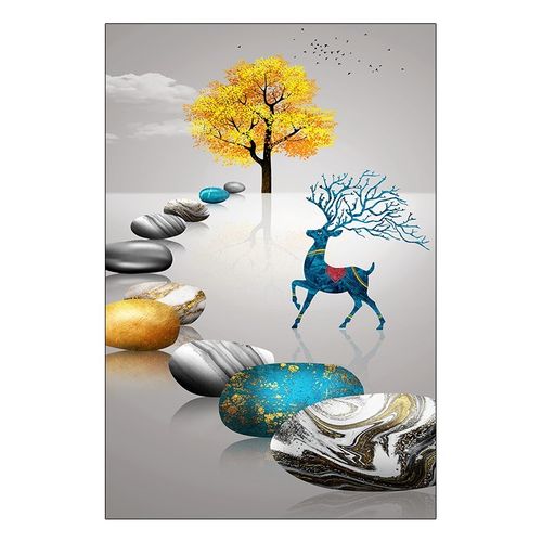 欧式麋鹿浴室玻璃门贴纸透光磨砂贴膜卫生间窗纸防窥防走光