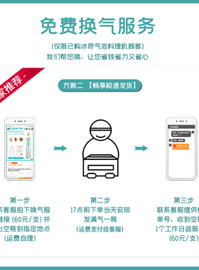 通用气泡水机苏打水机家用食品级二氧化碳充气换气气瓶罐奶茶商用