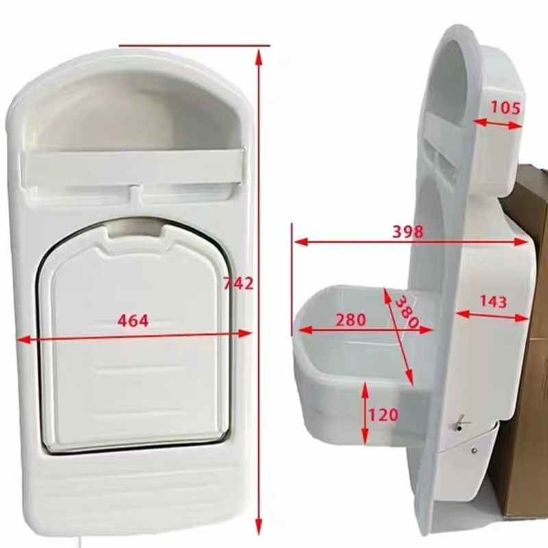 房车折叠水盆拖挂维柯床车改装洗手盆卫生间折叠洗手盆房车洗脸盆