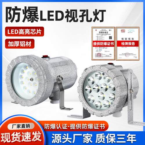 LED防爆视孔灯 BSD反应釜视镜灯 密闭容器探照灯 照明内视灯射灯