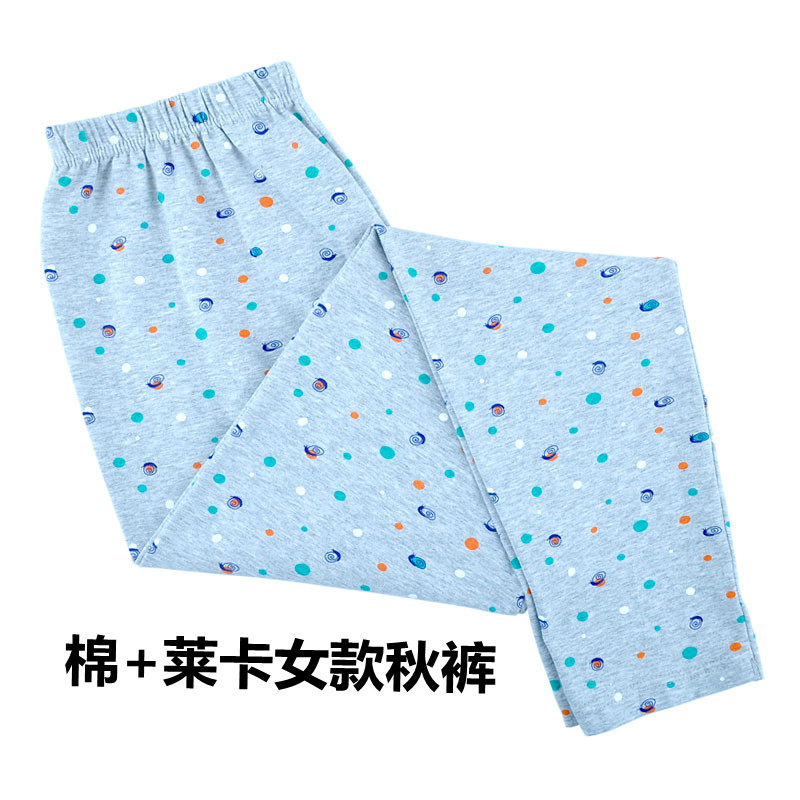 女士纯棉单件秋裤高腰修身弹力保暖打底裤薄款秋冬棉毛裤纯棉秋裤