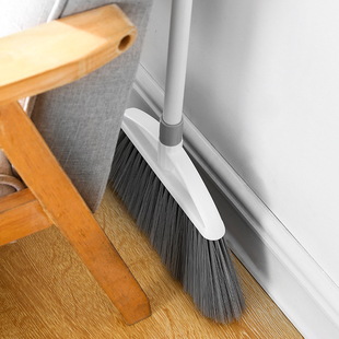 巴瑟扫把垃圾铲套装扫帚家用两件套干湿两用软毛扫把不沾头发簸箕