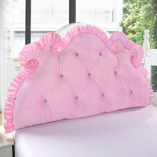 韩式可拆洗靠垫芯 公主床头软包 床上大靠背 榻榻米靠枕 抱枕含芯