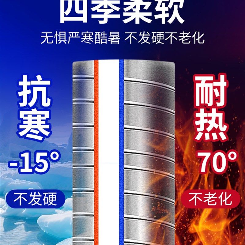 加厚pvc钢丝软管透明塑料水管子25耐高温油管50真空抽排水管1/2寸