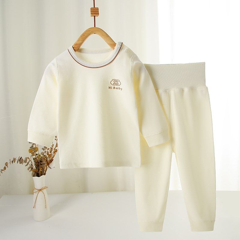 婴儿童纯棉打底内衣套装高腰护肚子春秋衣服秋衣秋裤男女宝宝睡衣,童装/婴儿装/亲子装,连身衣/爬服/哈衣,淘宝优惠券,粉丝福利购,淘宝优惠卷