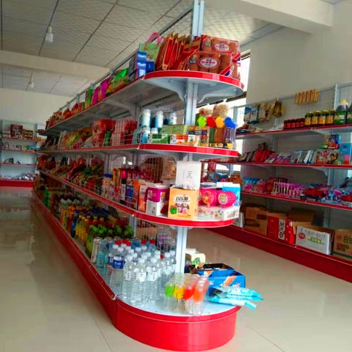超市货架便利店零食展示架多层置物架商店小卖部文具双面多功能架