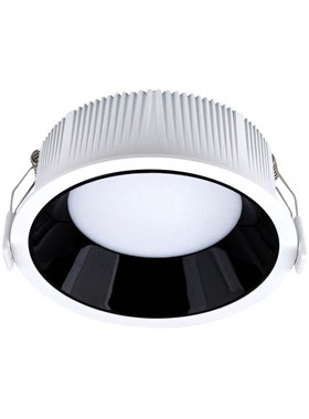 4寸嵌入式led窄边防眩筒灯商场店铺天花灯12W15W开孔12公分120mm