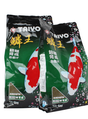 神阳鳞王锦鲤鱼饲料大包装40斤金鱼鱼粮鱼料上浮颗粒淡水育成鱼食