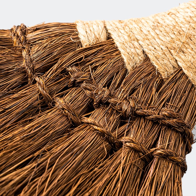 纯手工棕刷盆景刷棕刷清理清扫工具意境刷芒草刷茅草刷台面清理