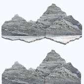 雪浪石切片背景墙中式 饰灯光屏风影壁墙 庭院假山造景室内外装