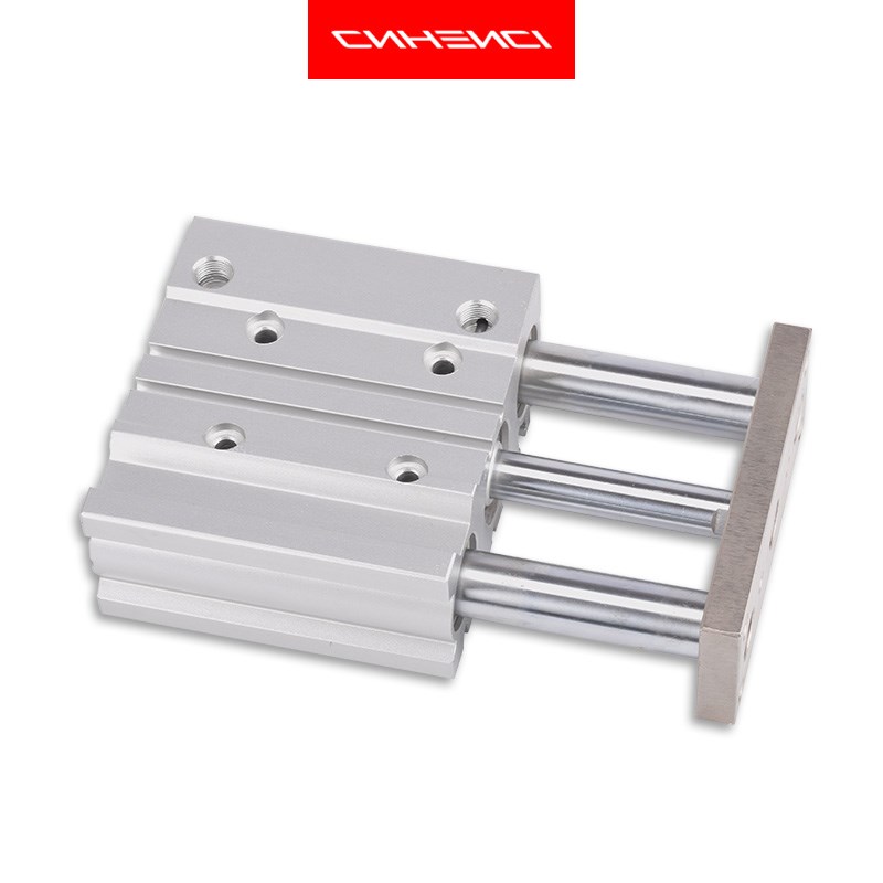 MGPM16三轴气缸带导杆滑动轴承行程102030405075夹具MGPL滚珠轴承