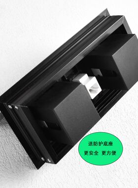 桌面新品多媒体插座底盒嵌入式多功能线盒会议桌办公桌接线信息盒