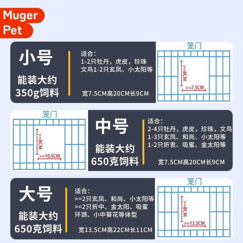 鹦鹉自动喂食器谷壳分离鸟笼鸟食盒食罐防溅防谷壳器下料器挂式,宠物/宠物食品及用品,鸟禽喂食器/喂水器,淘宝优惠券,粉丝福利购,淘宝优惠卷