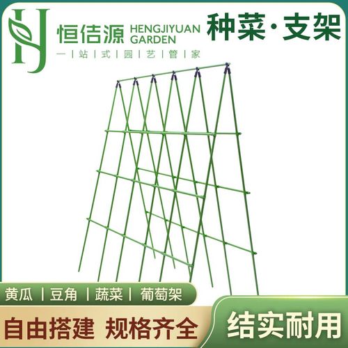 黄瓜爬藤架花架豆角葡萄丝瓜番茄支架植物月季种菜架子园艺支撑杆