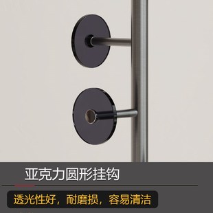 挂衣架落地卧室不锈钢衣帽架时尚美观简约衣服挂架客厅家用单杆式