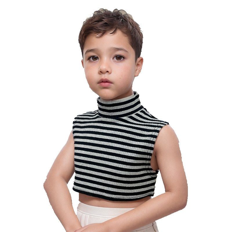 迪芺儿童条纹半高领假领子纯棉男女童秋冬保暖内搭防风护脖子围脖,童装/婴儿装/亲子装,假领,淘宝优惠券,粉丝福利购,淘宝优惠卷