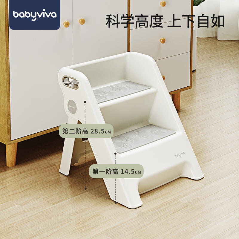 宝宝洗手梯踩脚凳幼儿洗脸台阶凳儿童洗漱台踏脚小孩卫生间垫脚蹬