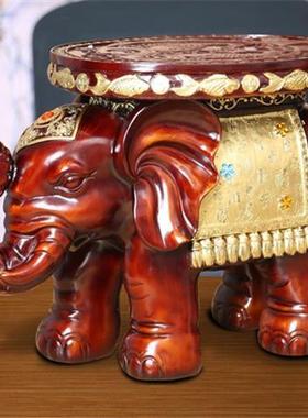 大象凳子门口换鞋凳镇宅招财家居饰品客厅高端落地摆件