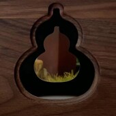 北美黑胡桃可拆卸文房置物架 九眼 苏缘 文盘书箱茶盒收纳盒