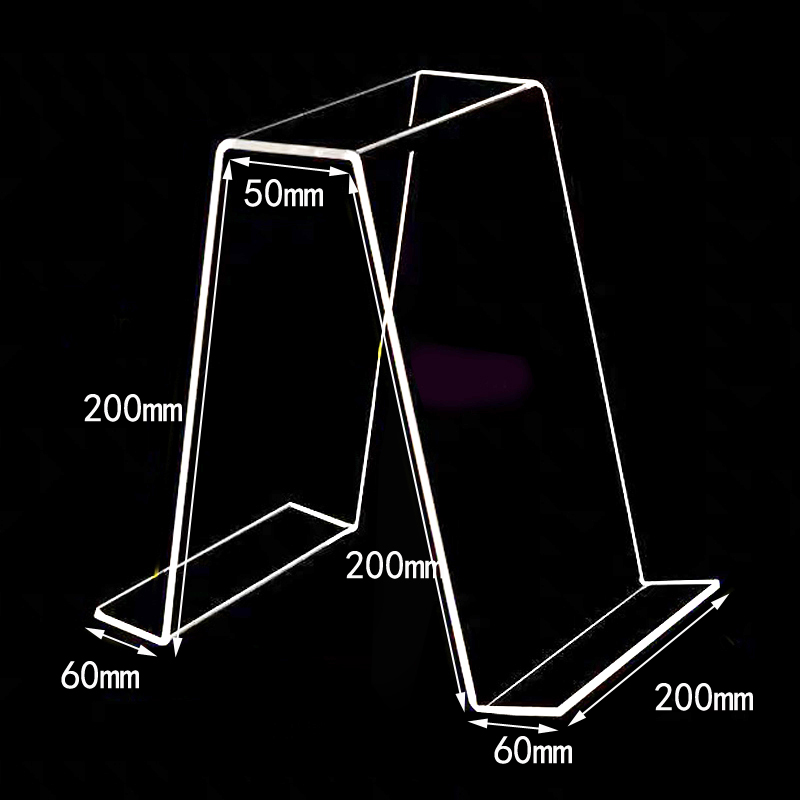 亚克力双面书托书架书立展示架两面相册展示架A4书立书A5相框托架