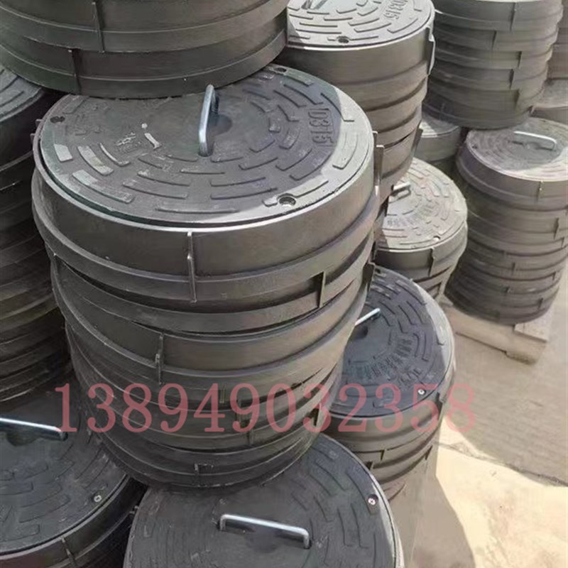 PE注塑复合井盖塑料检查井盖子 圆形雨水污水315 350 450 630 700