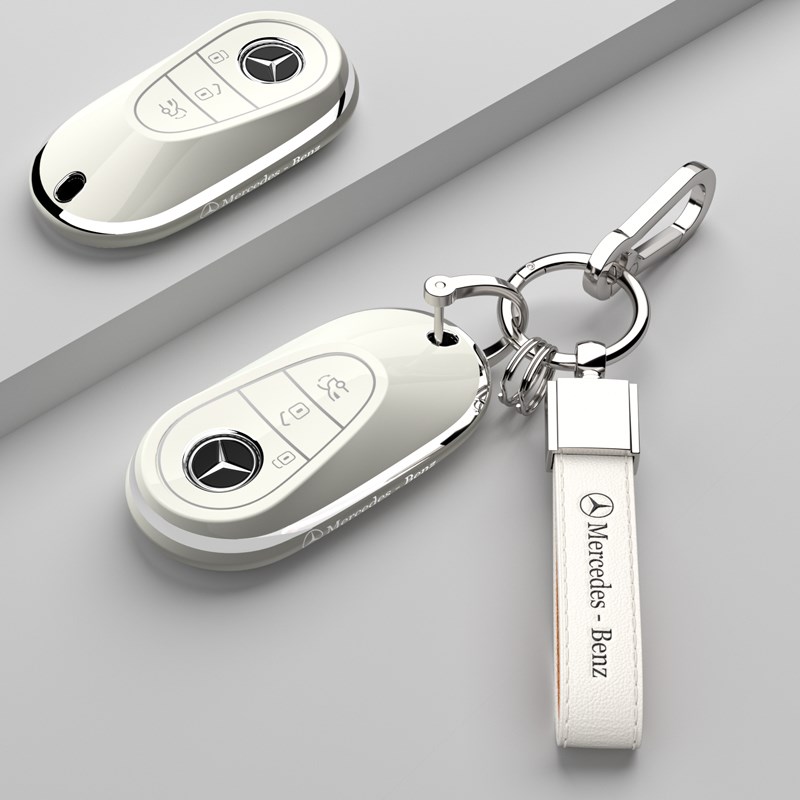 适用2024款奔驰钥匙套c260l新款glc车e300l扣gla200网红s级全包壳