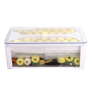 鱼缸过滤盒器上置龟缸上滤专用挂壁式滴流盒水幕式水质净水超静音