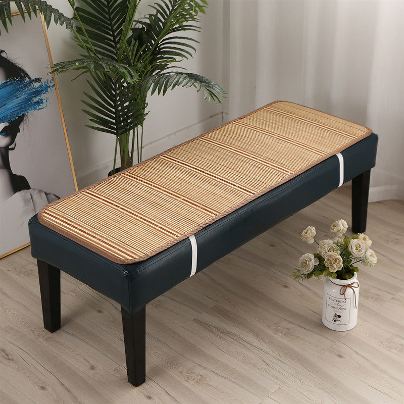 竹席换鞋凳子套罩床尾边沙发凳脚踏套储物长条穿鞋服装简约椅子套,居家布艺,椅垫,淘宝优惠券,粉丝福利购,淘宝优惠卷